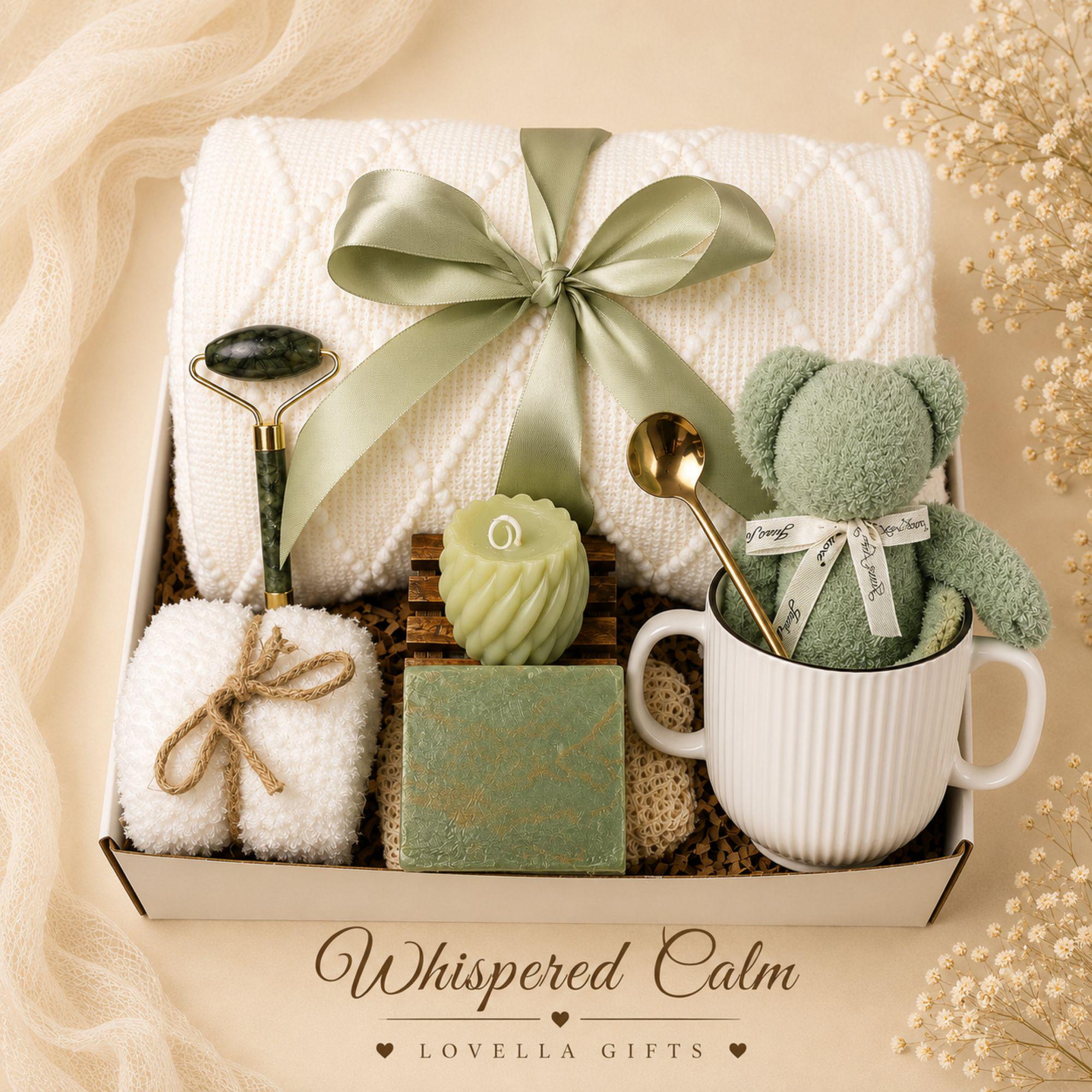 Care Package for Women cozy blanket gift box for her, thinking of you gift, encouragement gift, self care care package, and comfort gift basket. Product image 13.
