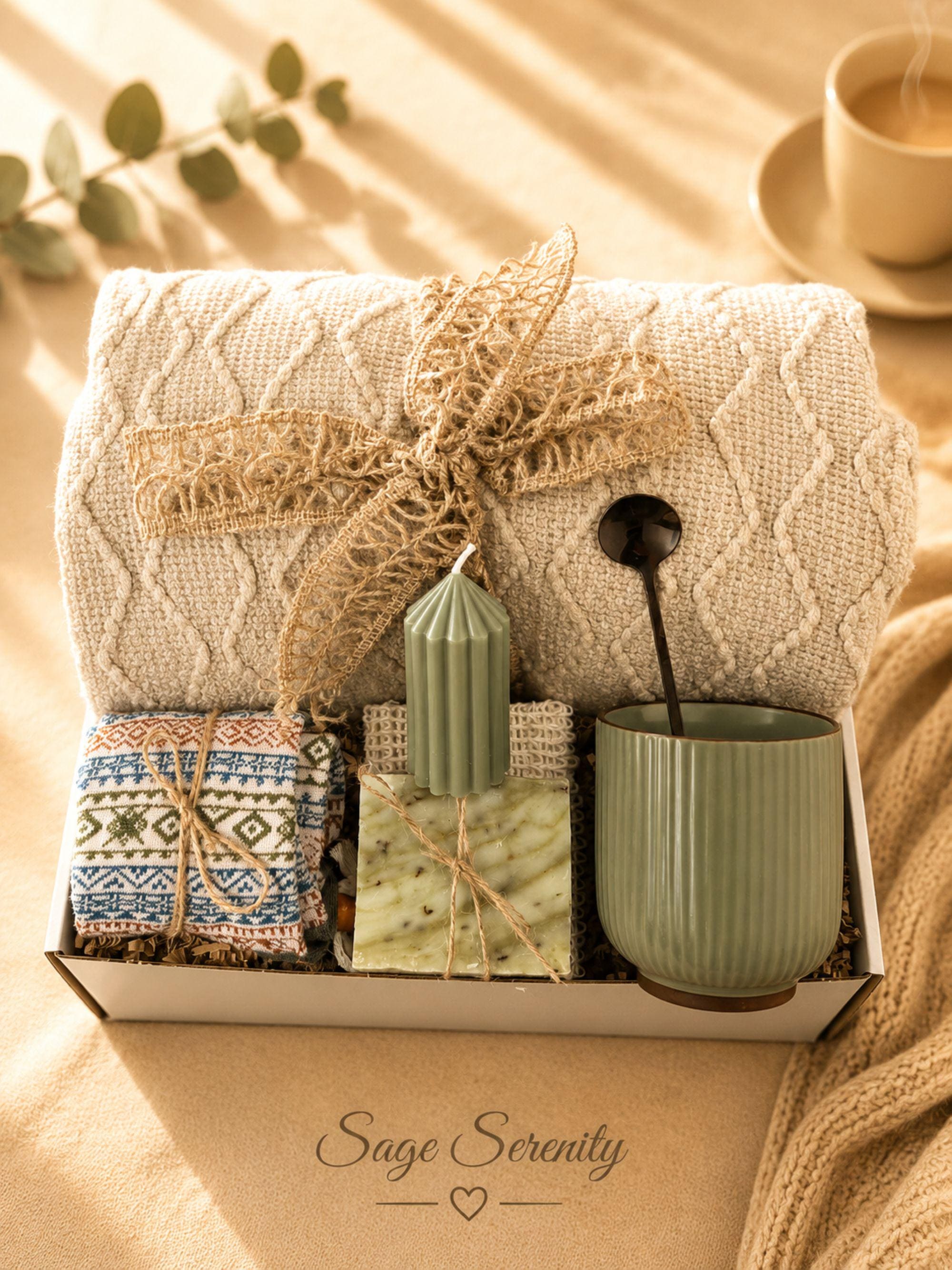Surgery Recovery Gift Box post surgery care package with comforting self care items, get well soon support, and thoughtful recovery gift for women.