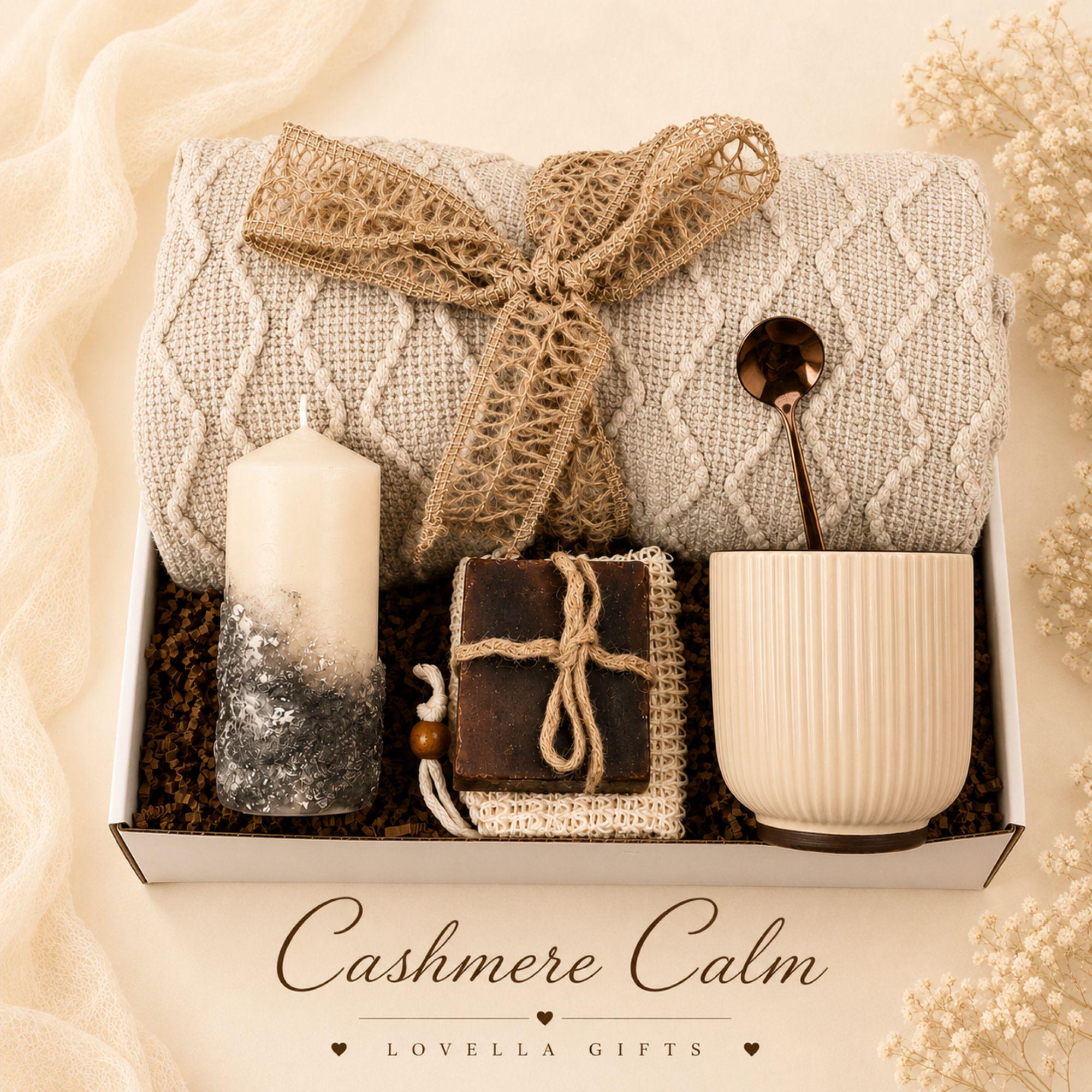 Care Package for Women cozy blanket gift box for her, thinking of you gift, encouragement gift, self care care package, and comfort gift basket. Product image 15.