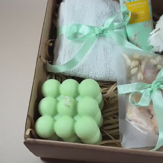 Cozy "Hug in a Box" Gift Set: Blanket, Spa & Self-Care