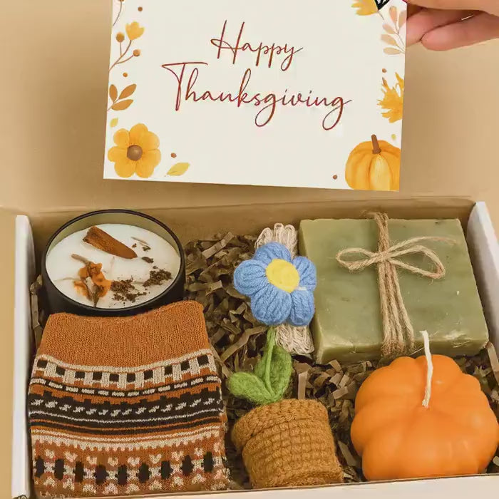 Thanksgiving Gifts – Fall Gift Basket, Halloween Set, Handmade Soaps, Harvest Favors