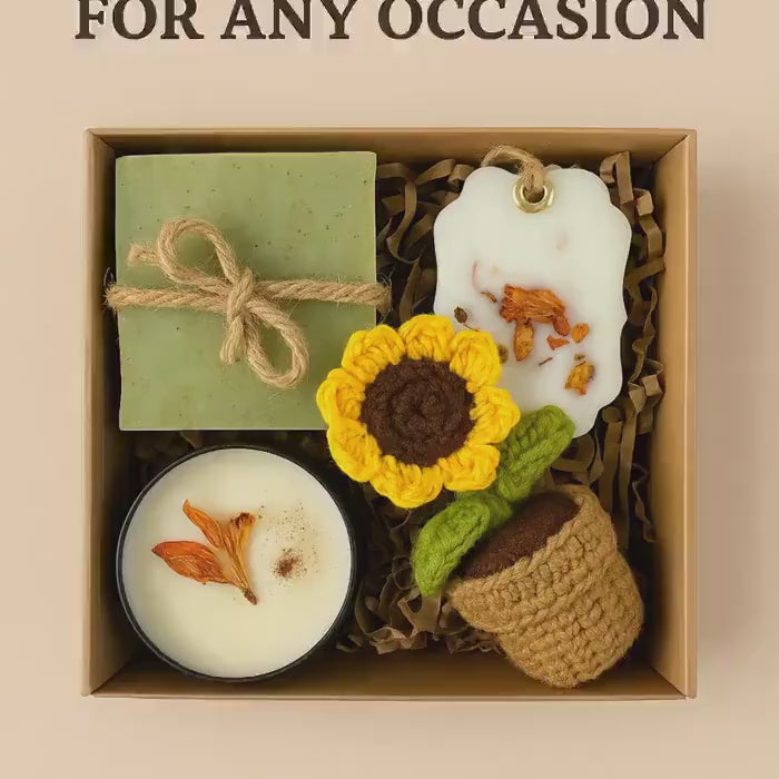 Housewarming Box – Eco Friendly Spa Set, Cozy New Home Basket