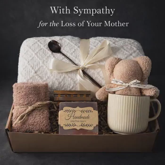 With Sympathy for the Loss of Your Mother Care Package Grief Support Gift Memorial Box