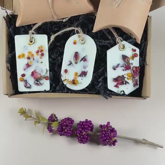 Scented Soy Wax Sachets - Handmade Room Air Freshener, Bridesmaid Gifts, Christmas