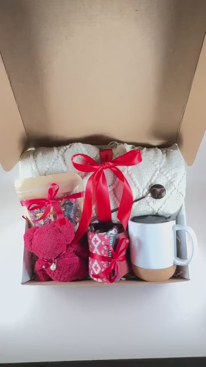 Personalized Gift Box For Women, Gifts For Her, Best Friend Birthday Gifts, Self Care Box, Thinking Of You Care Package, Thank You Gift Box