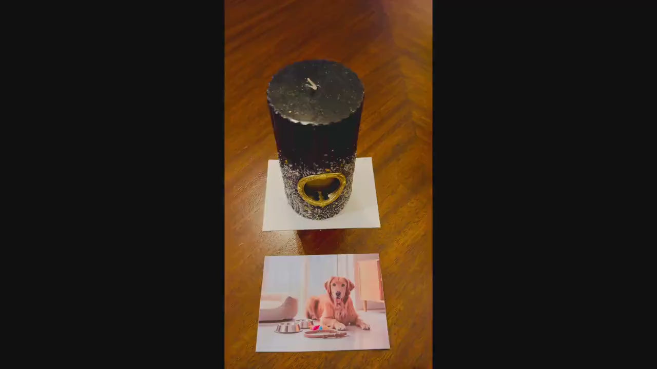 Pet Loss Memorial Candle Personalized Dog Remembrance Gift Pet Sympathy Gift Dog Memory Candle Custom Pet Memorial Photo Candle