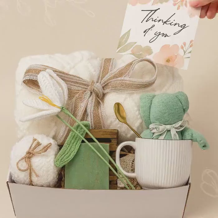 Comfort and Healing Spa Box, Handmade Sympathy Gift, Bereavement Care Package, Self Care & Grief Support Gift Box Condolence Encouragement