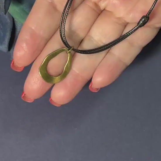 Sacred Geometry Necklace: Minimalist Friendship Gift, Adjustable Cord
