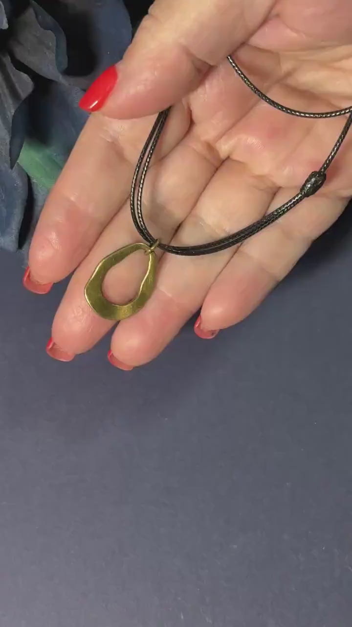 Sacred Geometry Necklace: Minimalist Friendship Gift, Adjustable Cord
