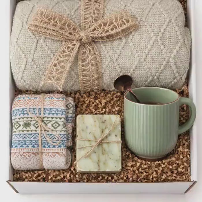 Get Well Soon Gift Box for Her Comfort Care Package Feel Better Gift Basket Cozy Self Care