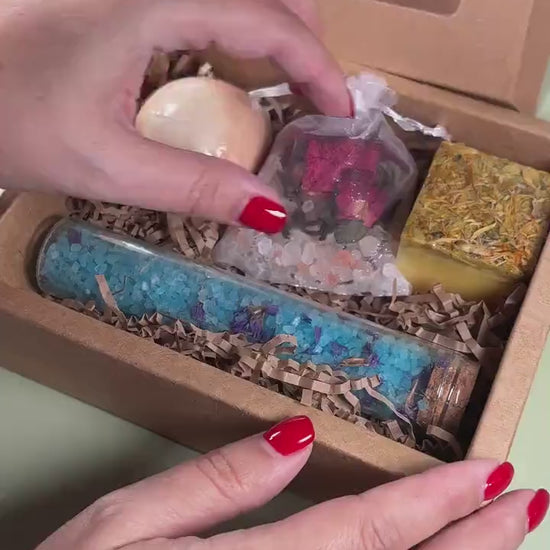 Christmas Spa Gift Box for Her: Holiday Self-Care Package