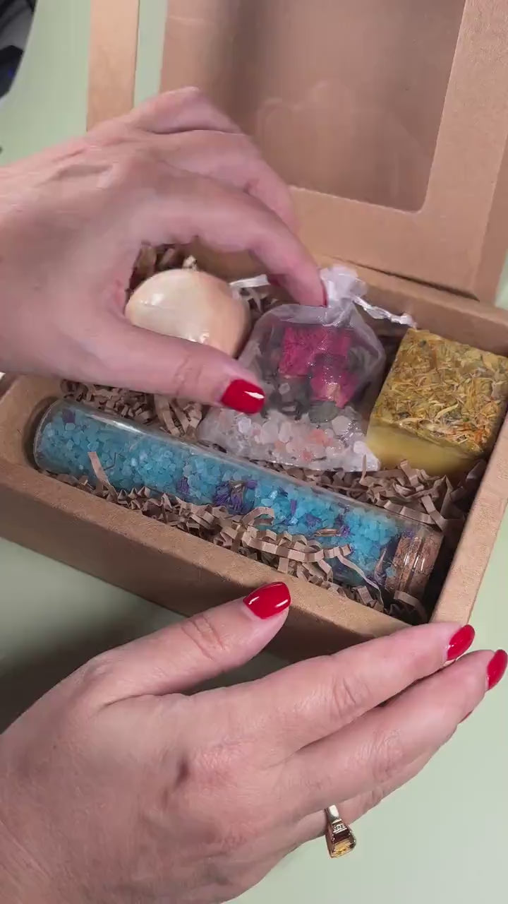 Christmas Spa Gift Box for Her: Holiday Self-Care Package