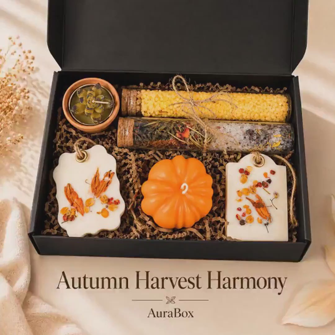Fall Gift Box for Women, Cozy Autumn Gift Basket for Her, Fall Care Package, Thanksgiving Hostess Gift, Fall Birthday Gift, Thinking of You