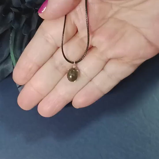 Y2K Necklace, Simple Gemstone Everyday Evil Eye Necklace