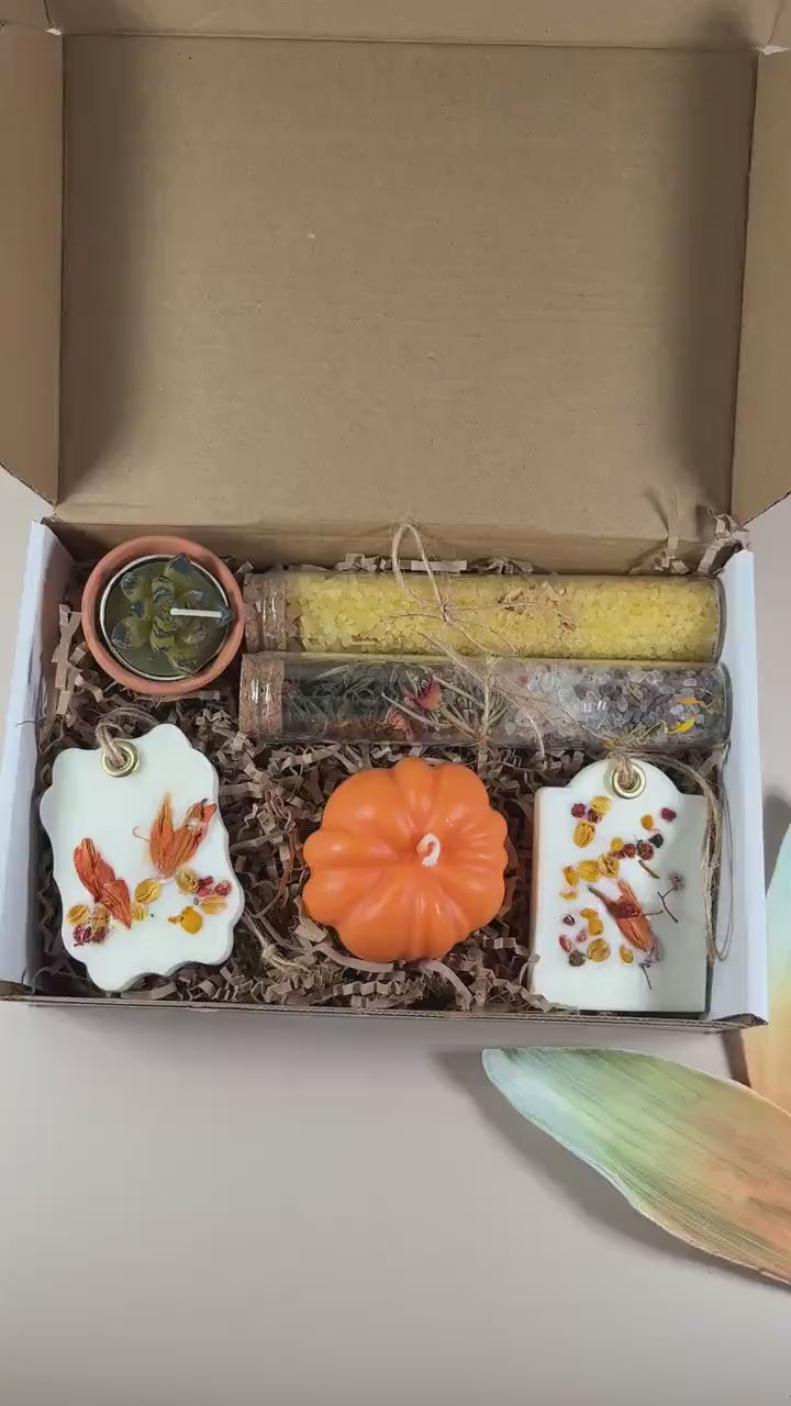 Thanksgiving Gift Box - Cozy Care Package with Spa and Self-Care Items